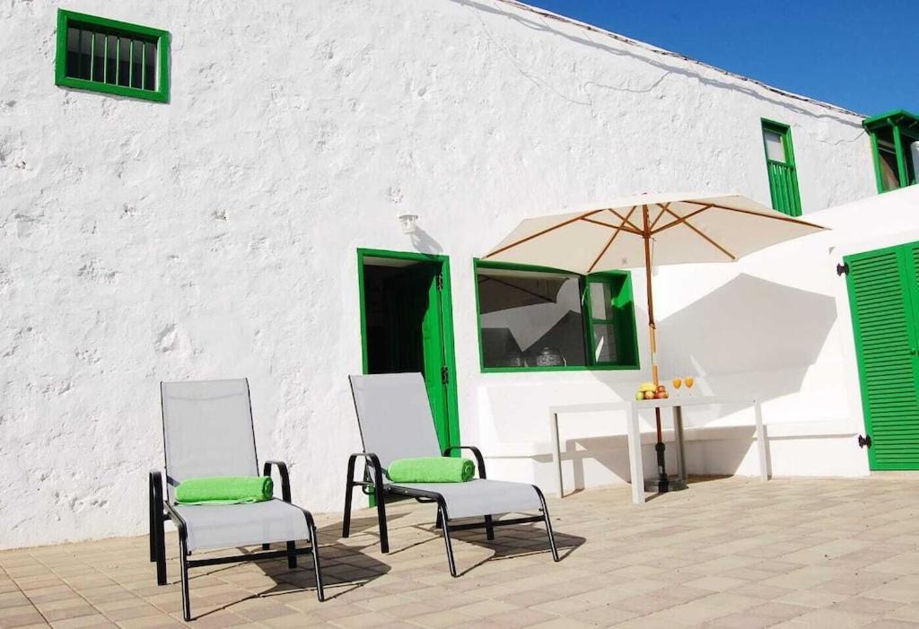 Typical Canarian House With Fabulous Sea Views Tias Exterior photo